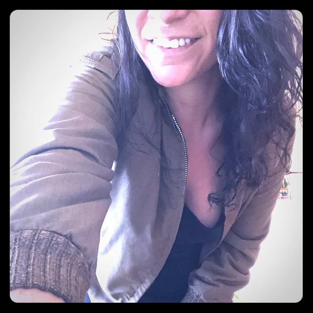 Vintage 60s bomber jacket in green Derby of SF